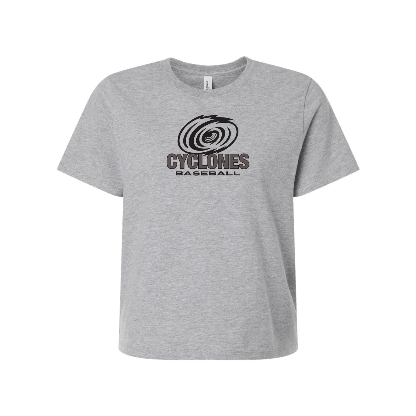 SS Cyclones Baseball Bella Ladies Boxy T-Shirt