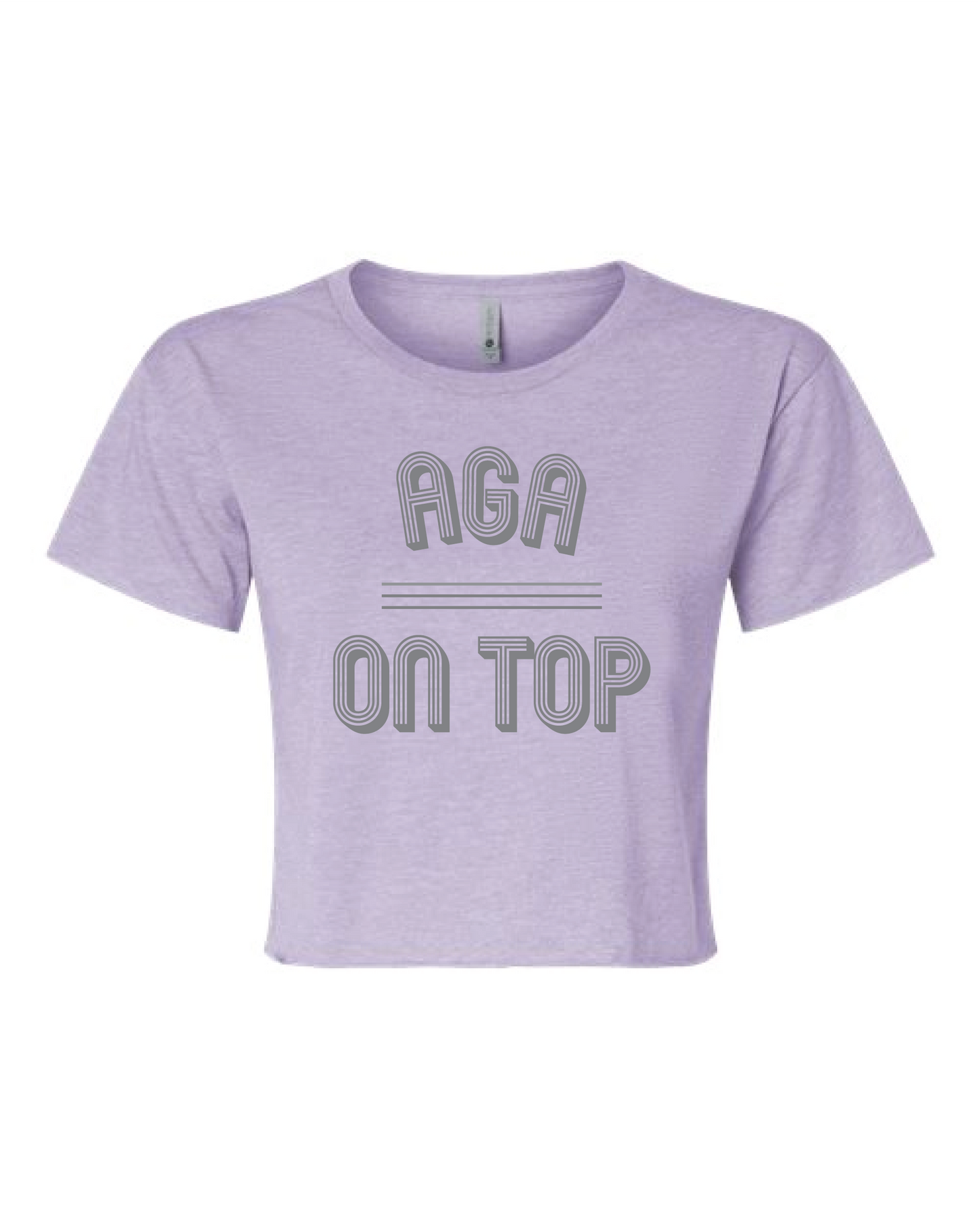 AGA Cropped Next Level T (Ladies Cut)