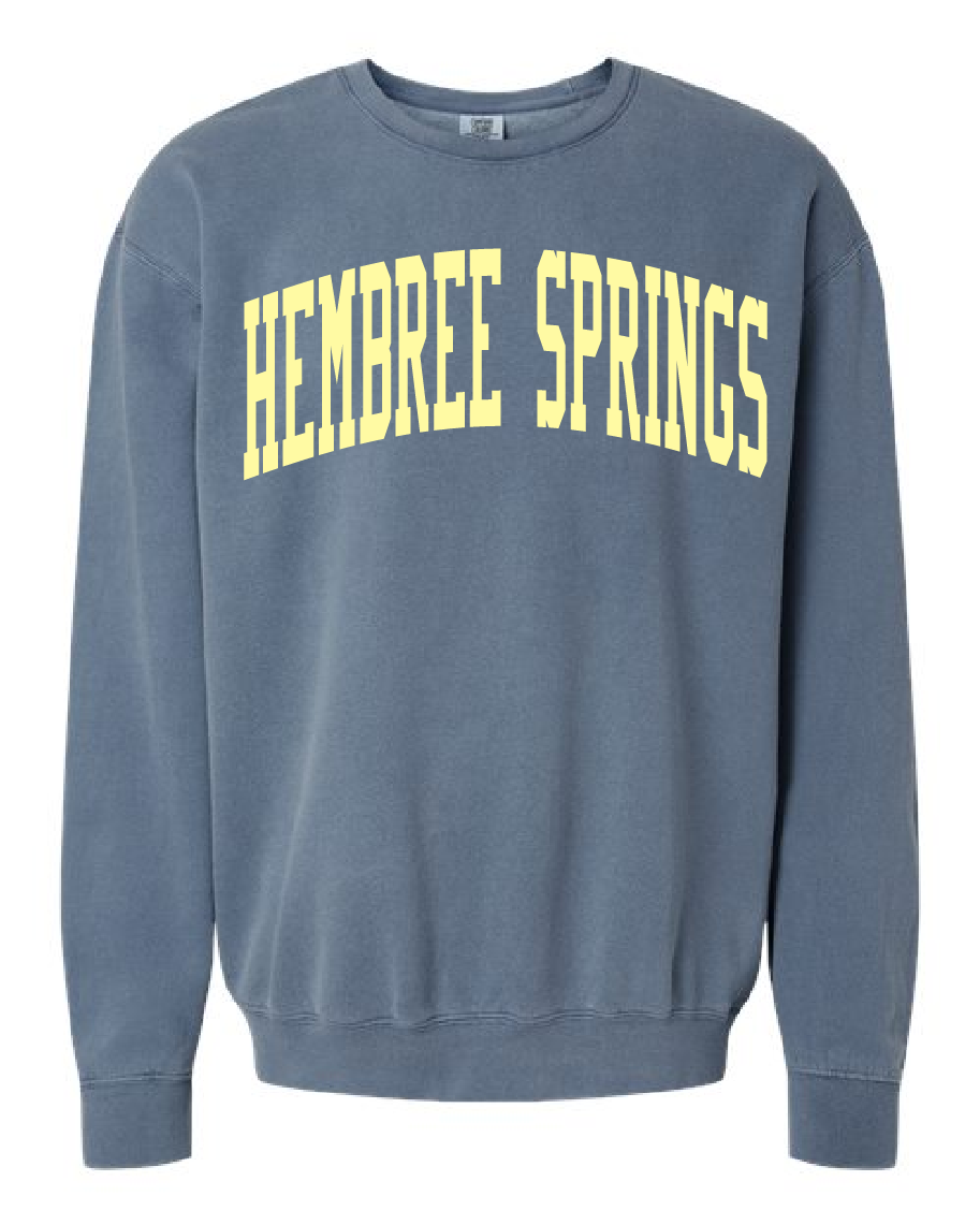 Hembree Springs Comfort Colors Lightweight Sweatshirt