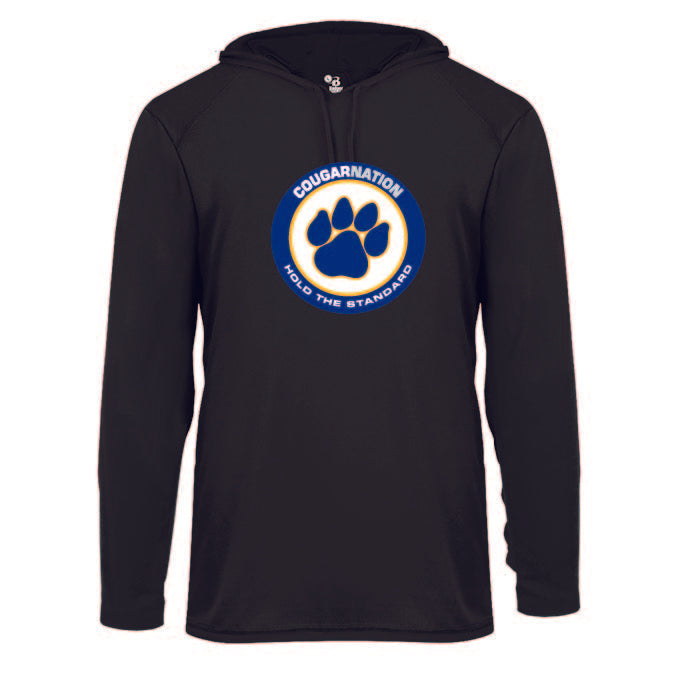 Chattahoochee Badger Long Sleeve Hooded T-Shirt (Hold the Standard)
