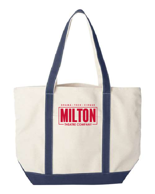 Milton Theatre Embroidered Heavy Canvas Tote