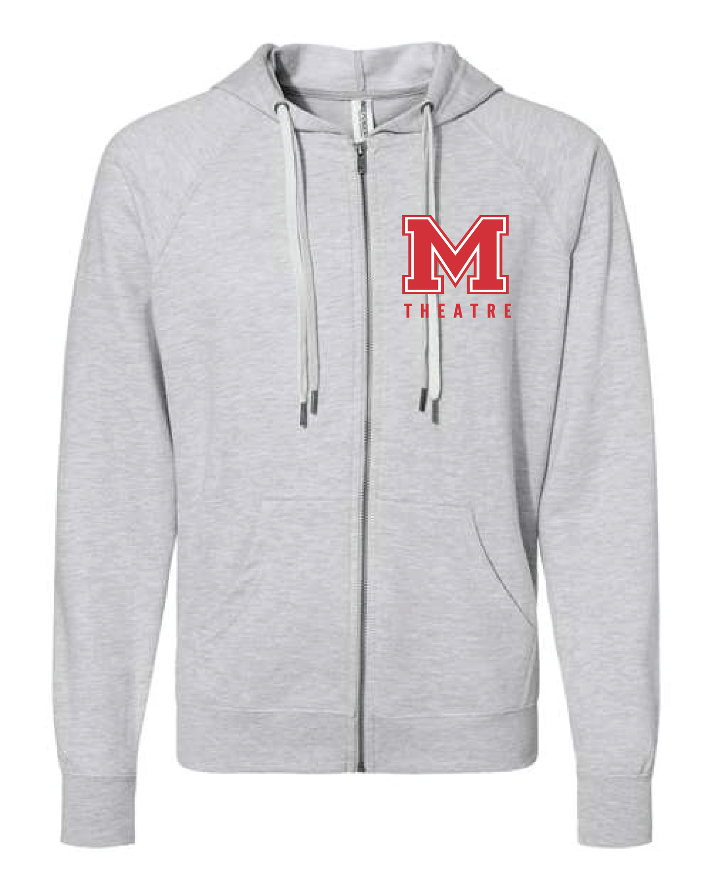 Milton Theatre Hoodie Full Zip Sweatshirt (Printed)
