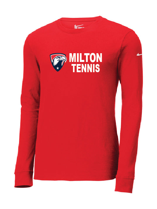 Milton Tennis Nike Legend Long Sleeve Drifit T-Shirt