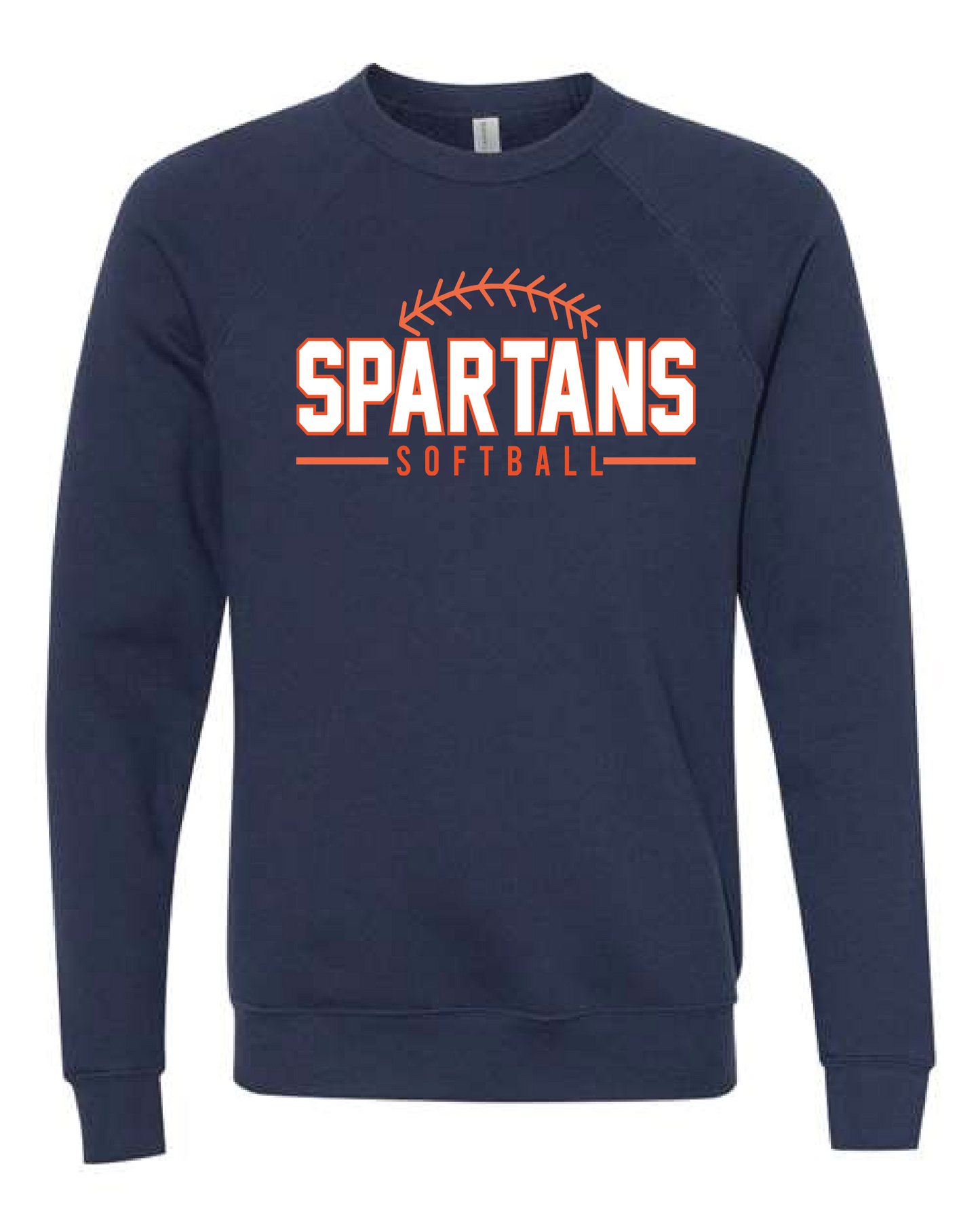 NS Softball Bella Sponge Fleece Crewneck Sweatshirt
