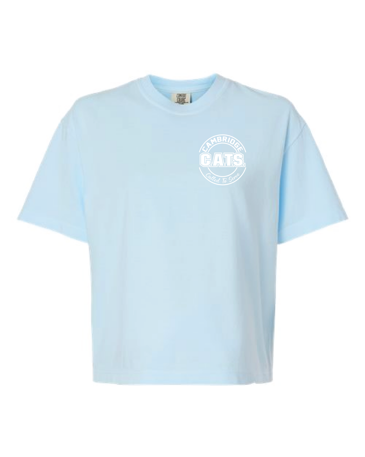 Cambridge CATS Comfort Color Crop T