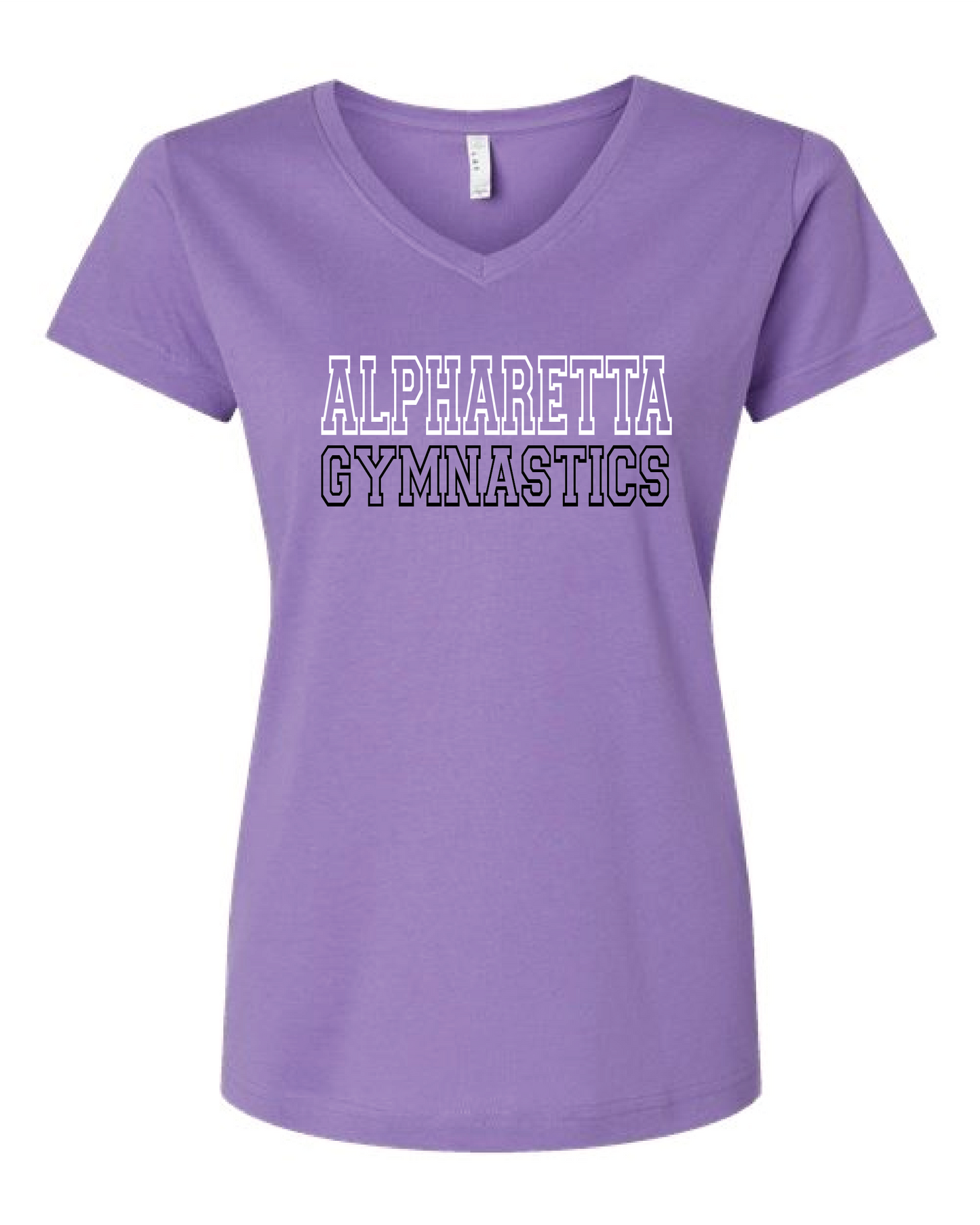 AGA Classic Bella V-Neck T (Ladies Cut)