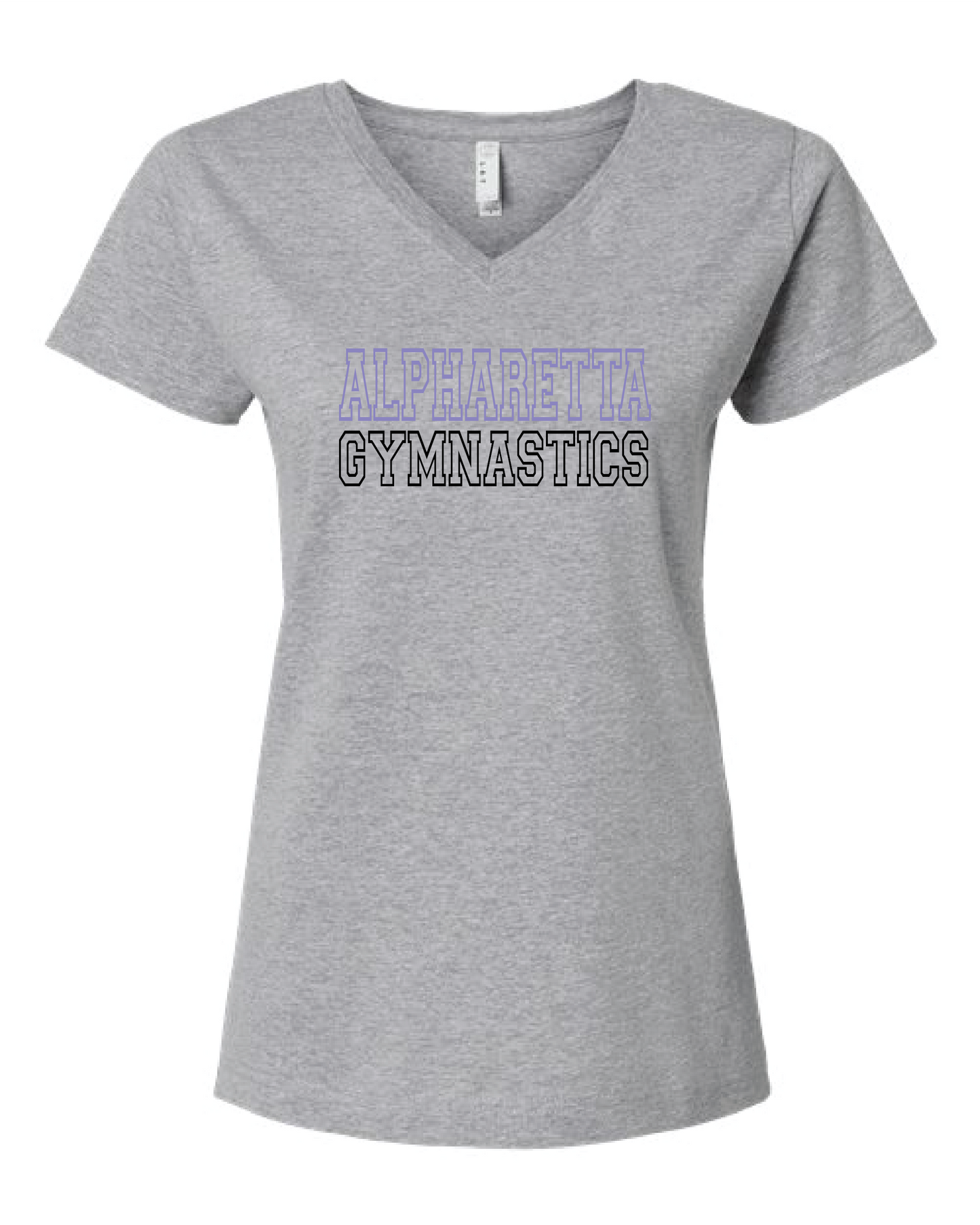 AGA Classic Bella V-Neck T (Ladies Cut)