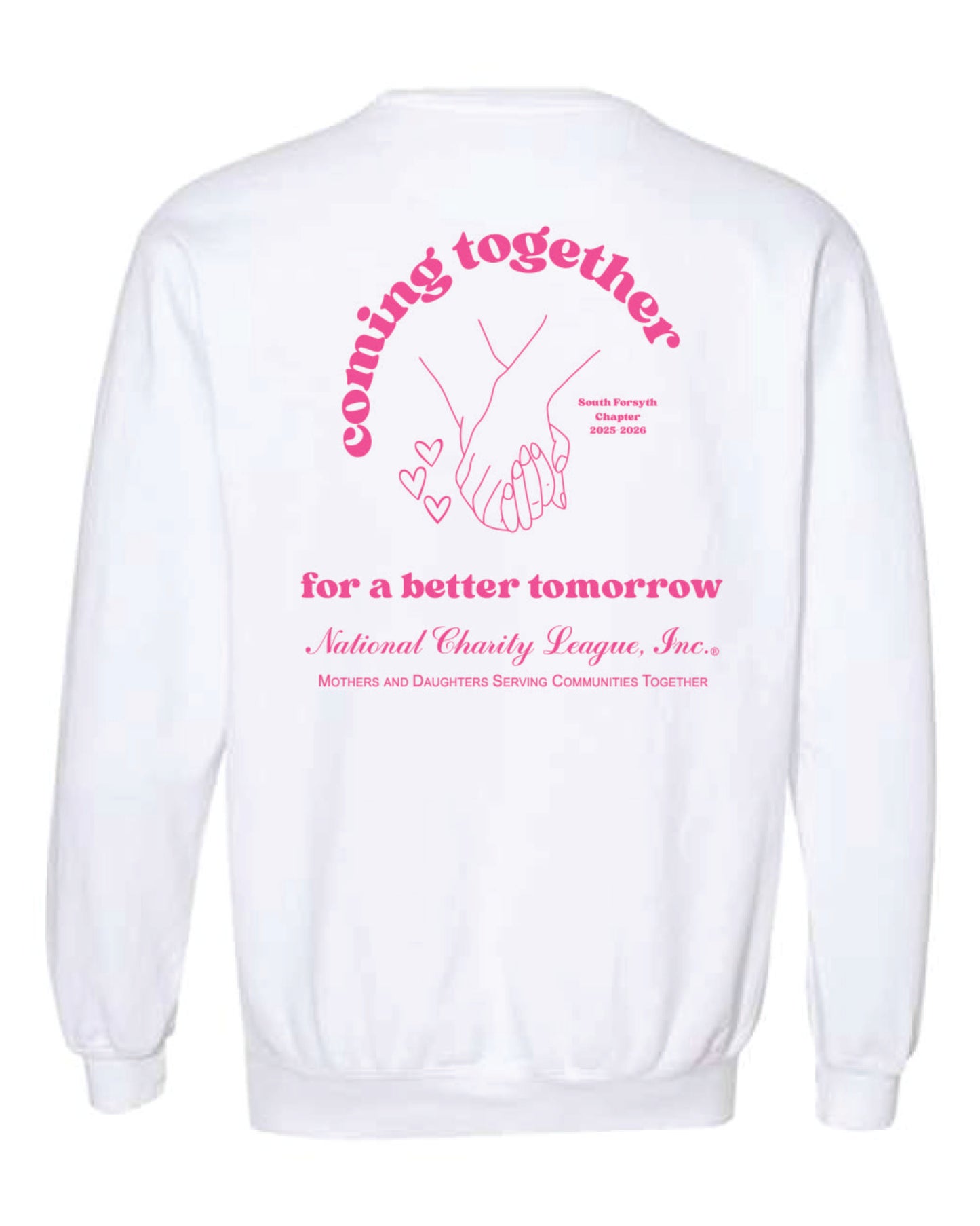 NCL Comfort Color Sweatshirt (White)