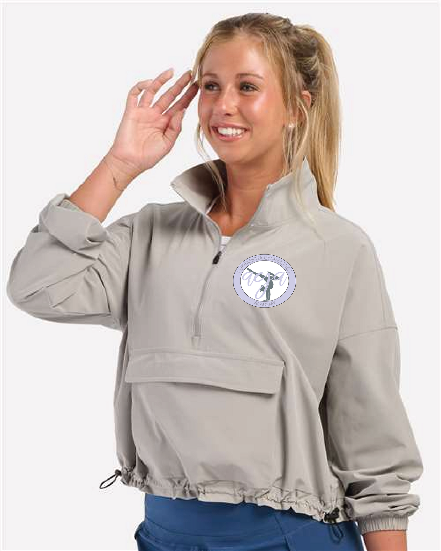 AGA Ladies Stretch Woven Hoodie