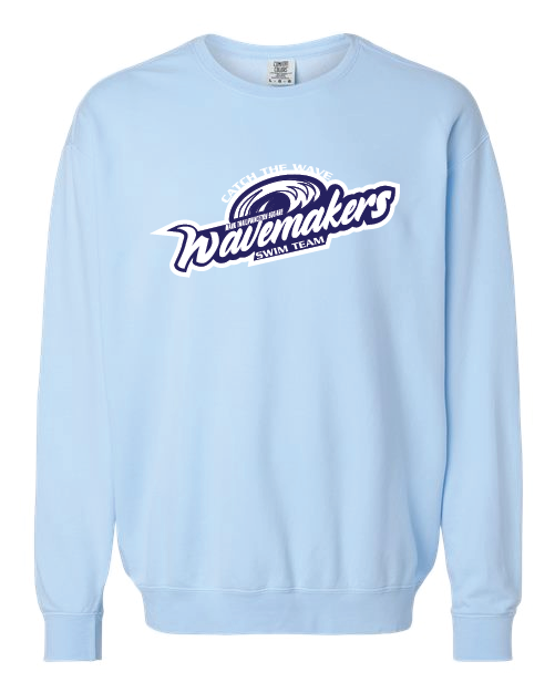Wavemaker Swim Team Comfort Color Sweatshirt