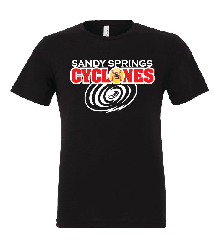 SS Cyclones Bella Heather Short Sleeve Tee