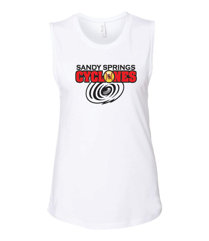 SS Cyclones Bella Ladies Muscle Tank