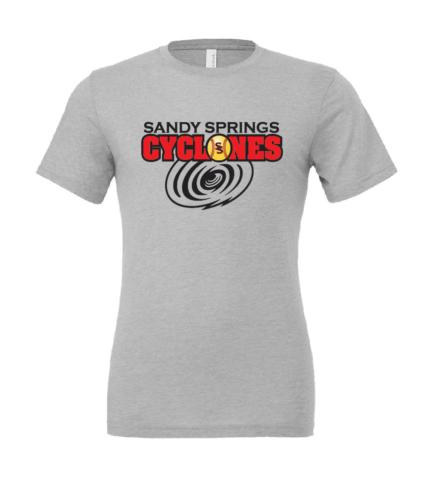 SS Cyclones Bella Heather Short Sleeve Tee