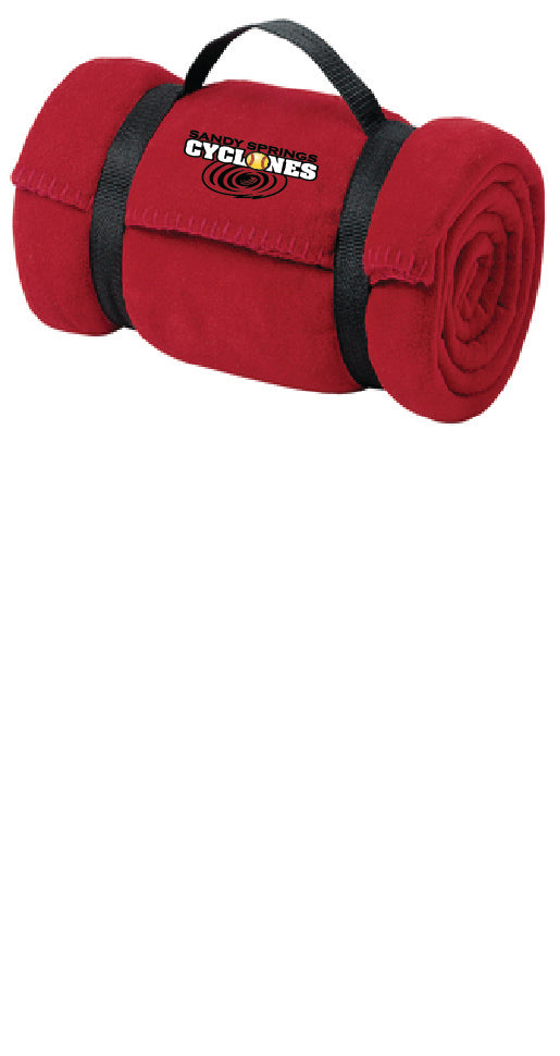 SS Cyclones Grommeted Blanket (embroidery)