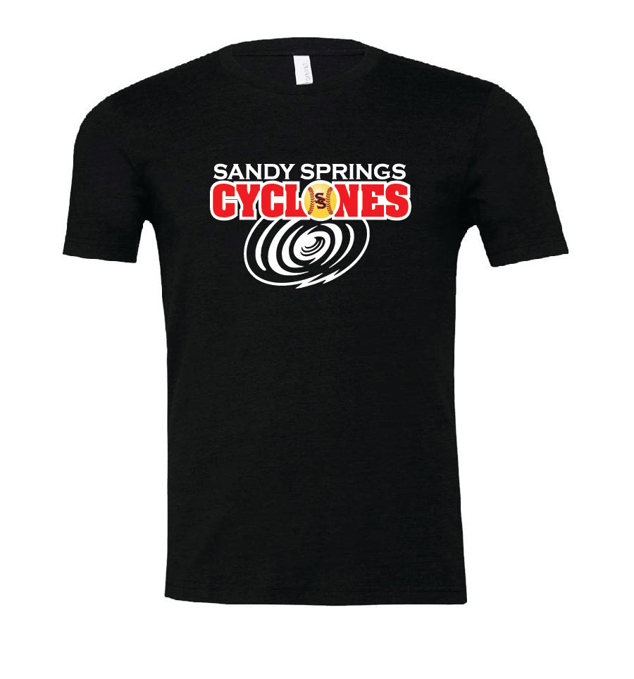 SS Cyclones Bella Heather Short Sleeve Tee