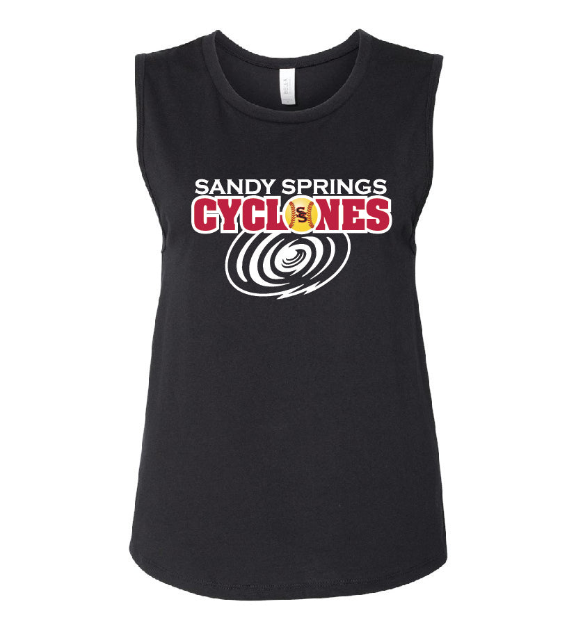 SS Cyclones Bella Ladies Muscle Tank