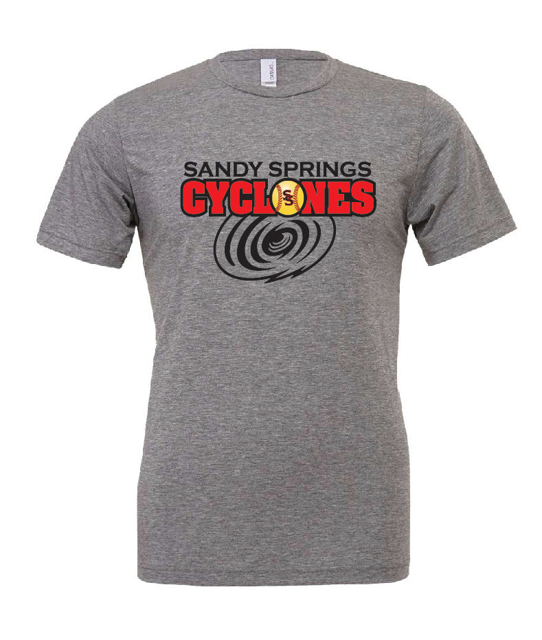 SS Cyclones Bella Heather Short Sleeve Tee