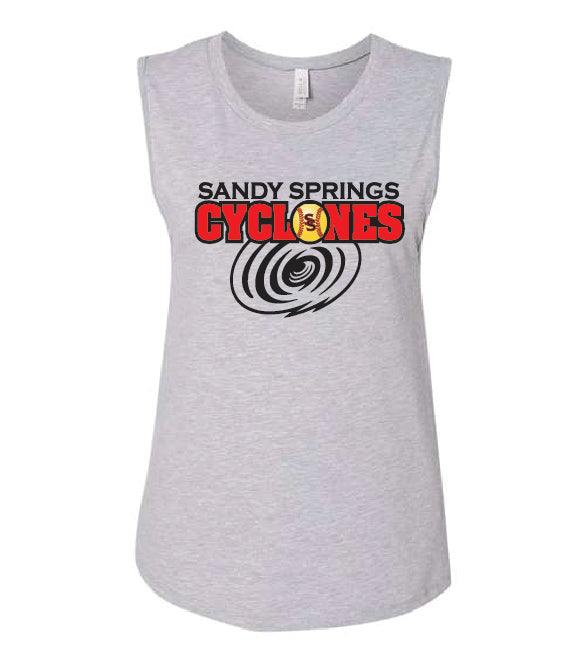 SS Cyclones Bella Ladies Muscle Tank