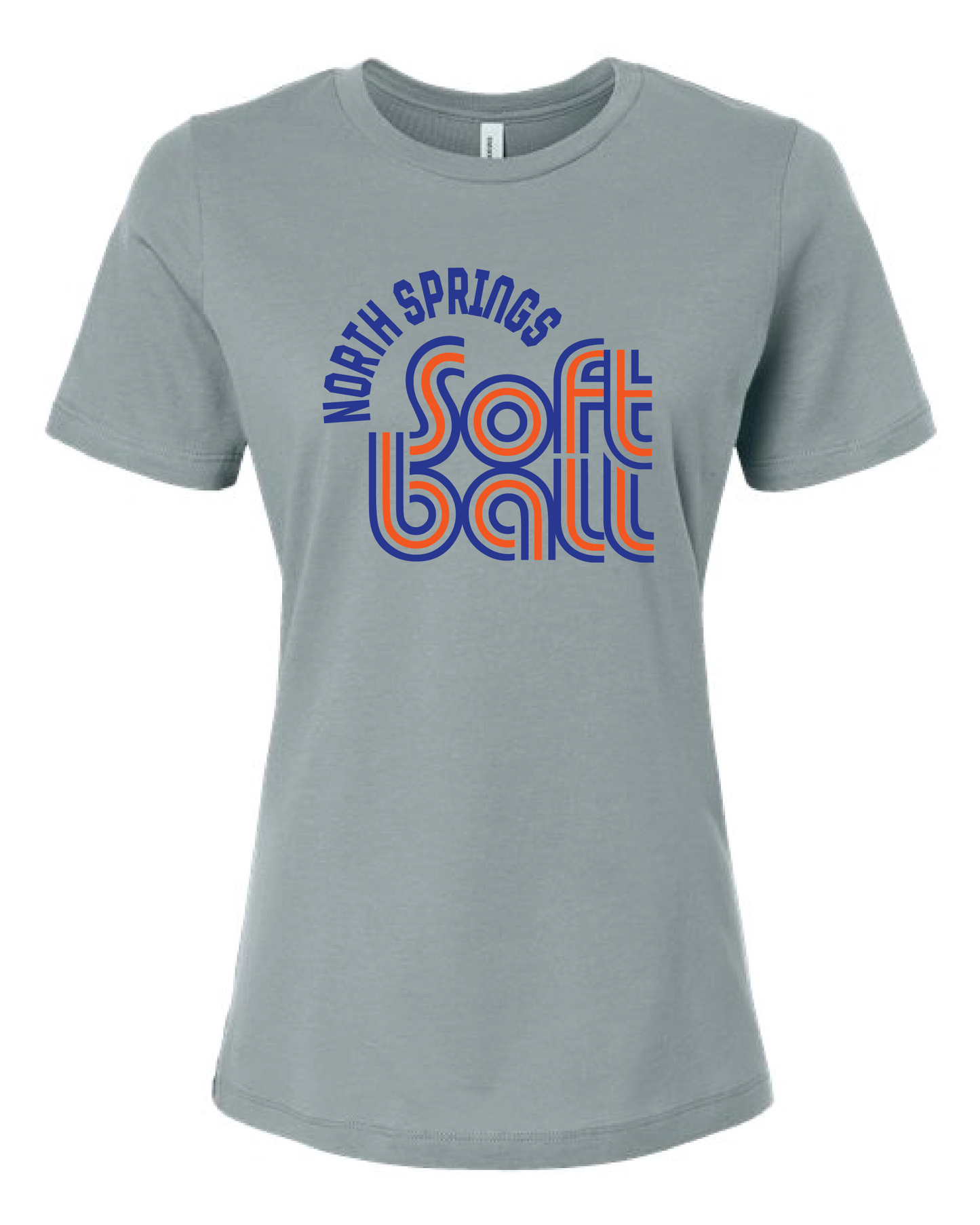 NS Softball T-Shirt - Bella Ladies Cut (Retro)