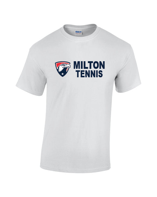 Milton Tennis Gildan White T-Shirt