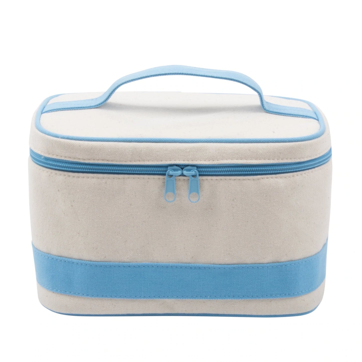 Monogrammed Canvas Train Case