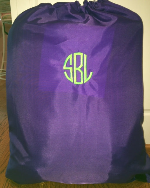 Nylon Laundry Bag w Strap