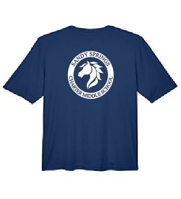 SSCMS Cotton Shirt (Navy, Red, or Grey) - Official School Logo