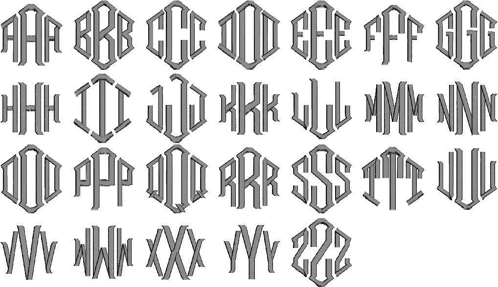 Diamond Block Font