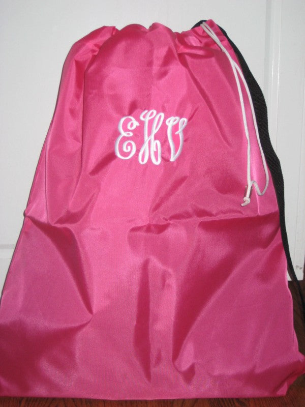 Nylon Laundry Bag w Strap