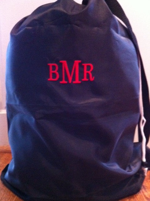 Nylon Laundry Bag w Strap