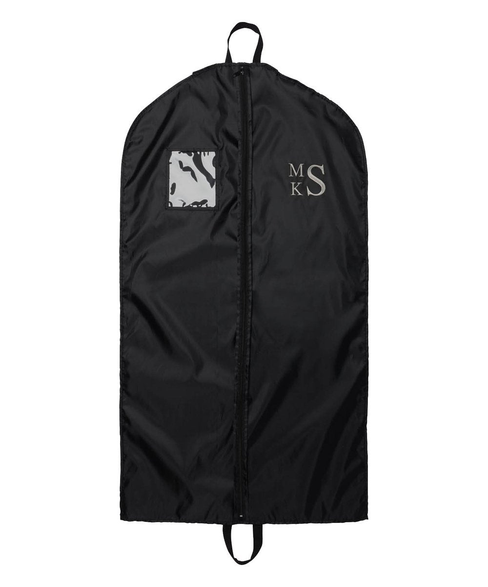 Monogrammed Garment Bag - Side Monogram Location