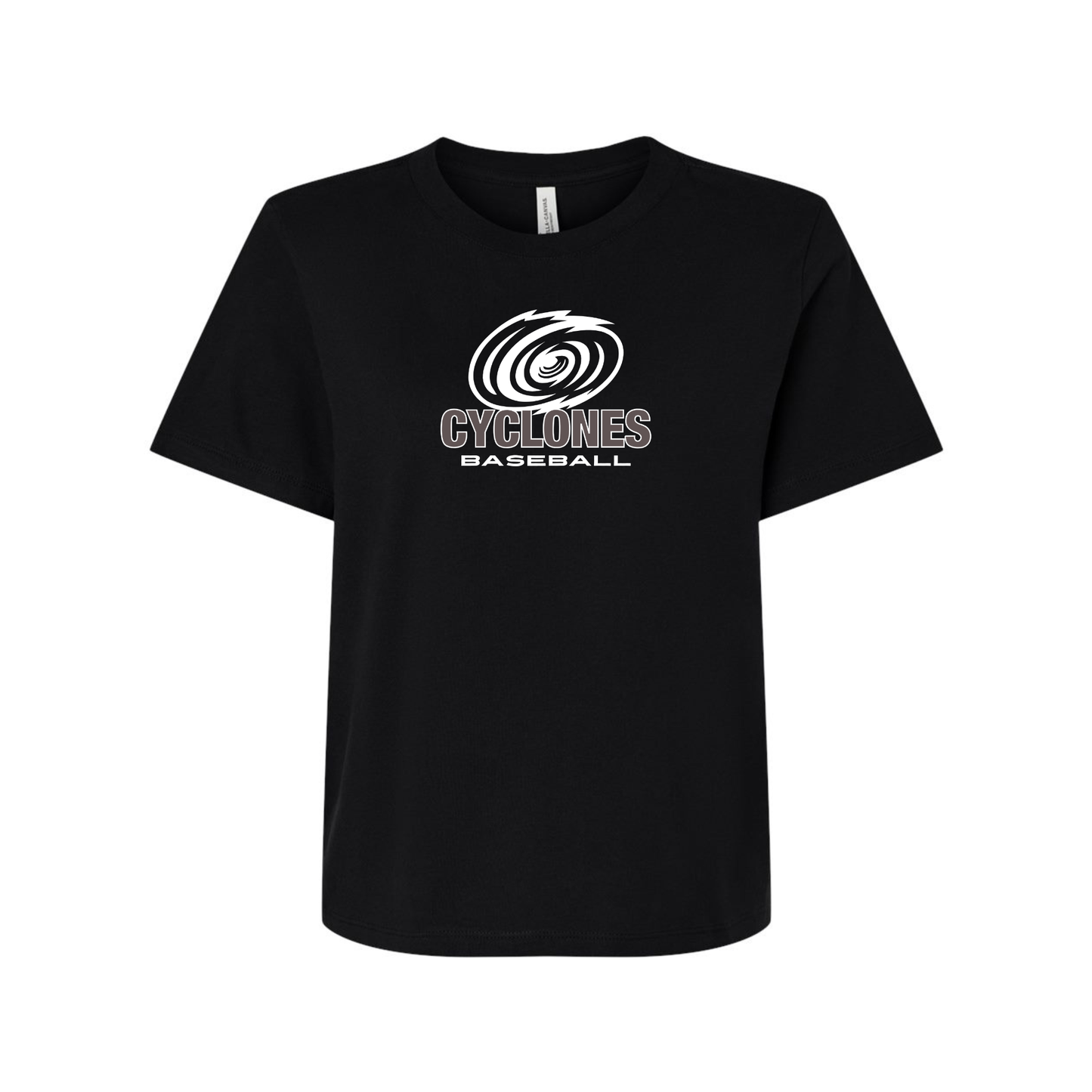SS Cyclones Baseball Bella Ladies Boxy T-Shirt