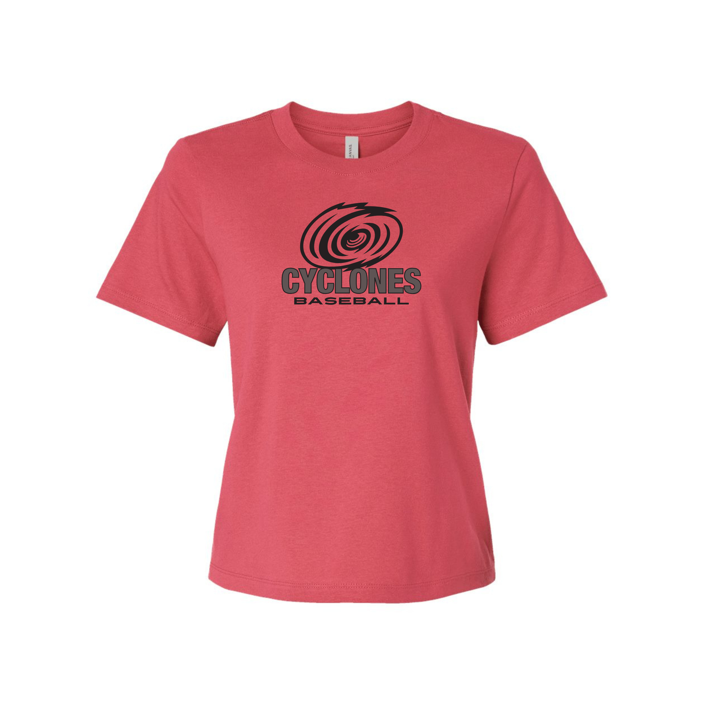 SS Cyclones Baseball Bella Ladies Boxy T-Shirt