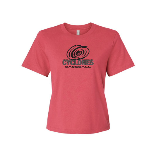 SS Cyclones Baseball Bella Ladies Boxy T-Shirt