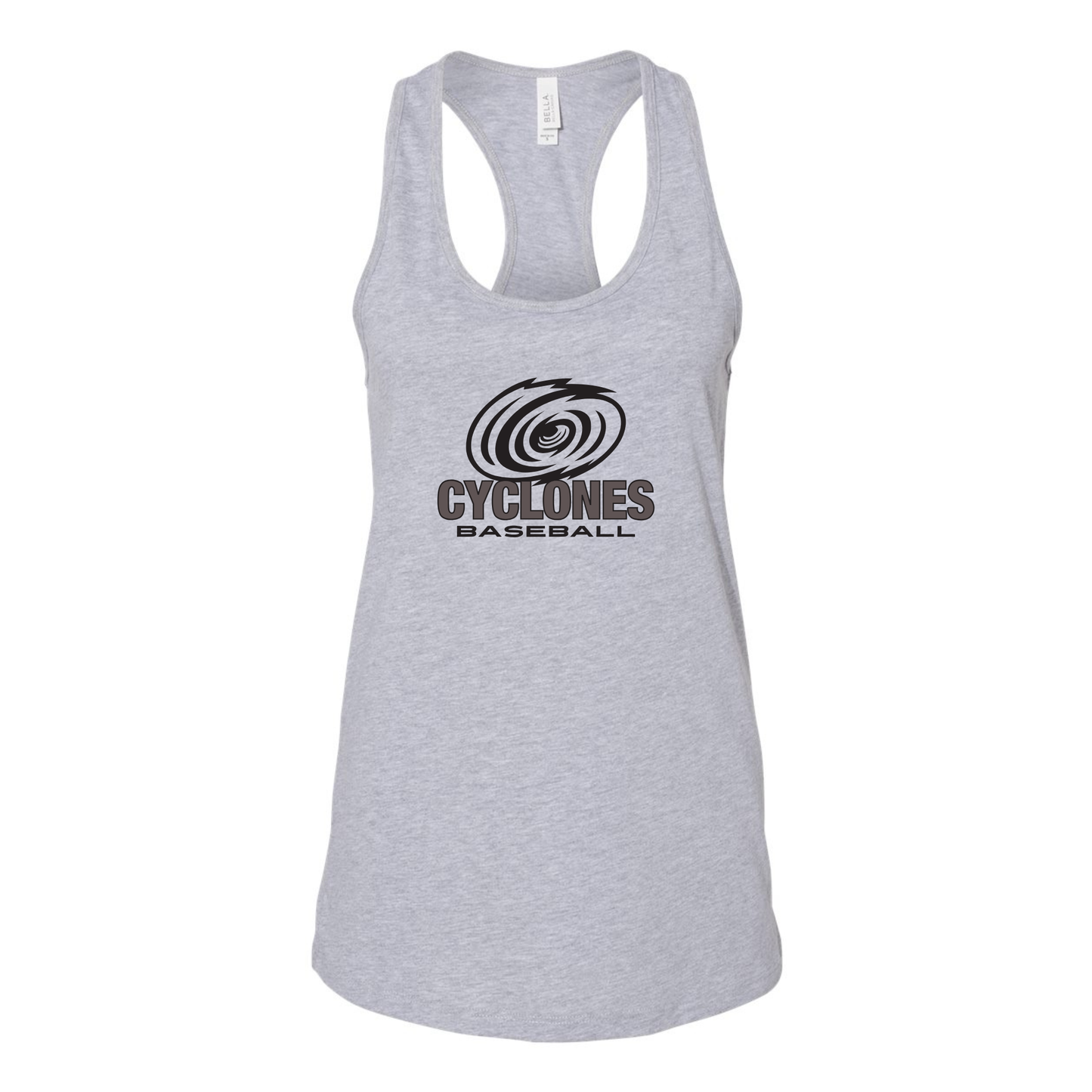 SS Cyclones Baseball Bella Racerback Tank