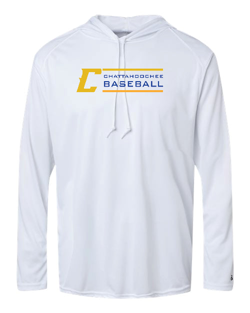 Chattahoochee Badger Long Sleeve Hooded T-Shirt (C Logo)
