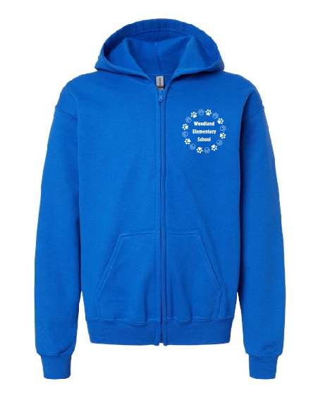 Woodland Full Zip Hoodie Royal Blue