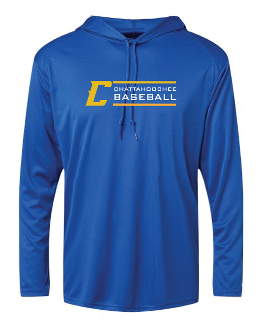 Chattahoochee Badger Long Sleeve Hooded T-Shirt (C Logo)