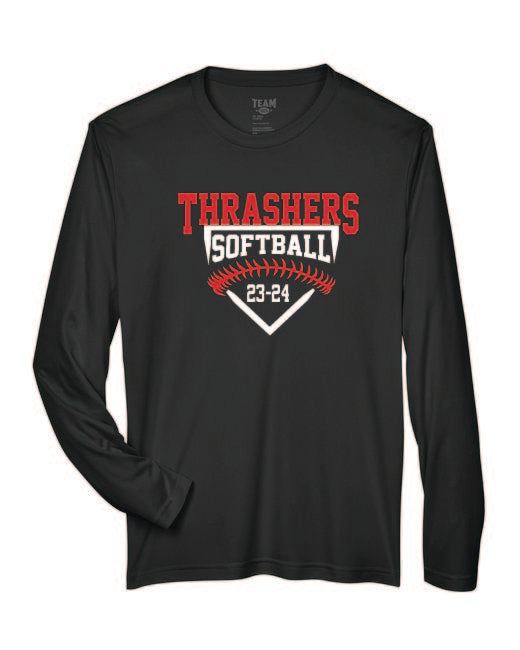 Thrashers Drifit Long Sleeve Diamond T-Shirt - Unisex and Ladies