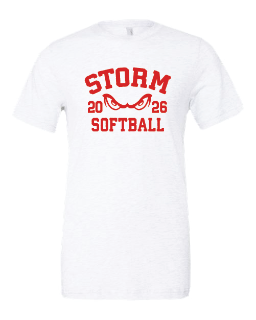 SS Storm Softball Bella Triblend Short Sleeve T-Shirt (2026)