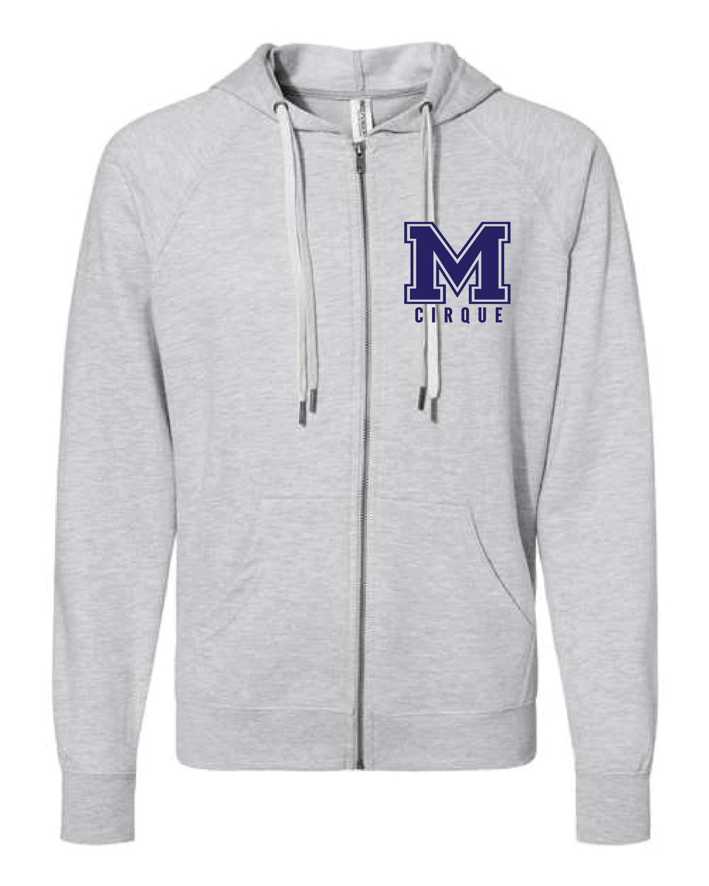 Milton Theatre Cirque Hoodie Ful Zip Sweatshirt (Printed)