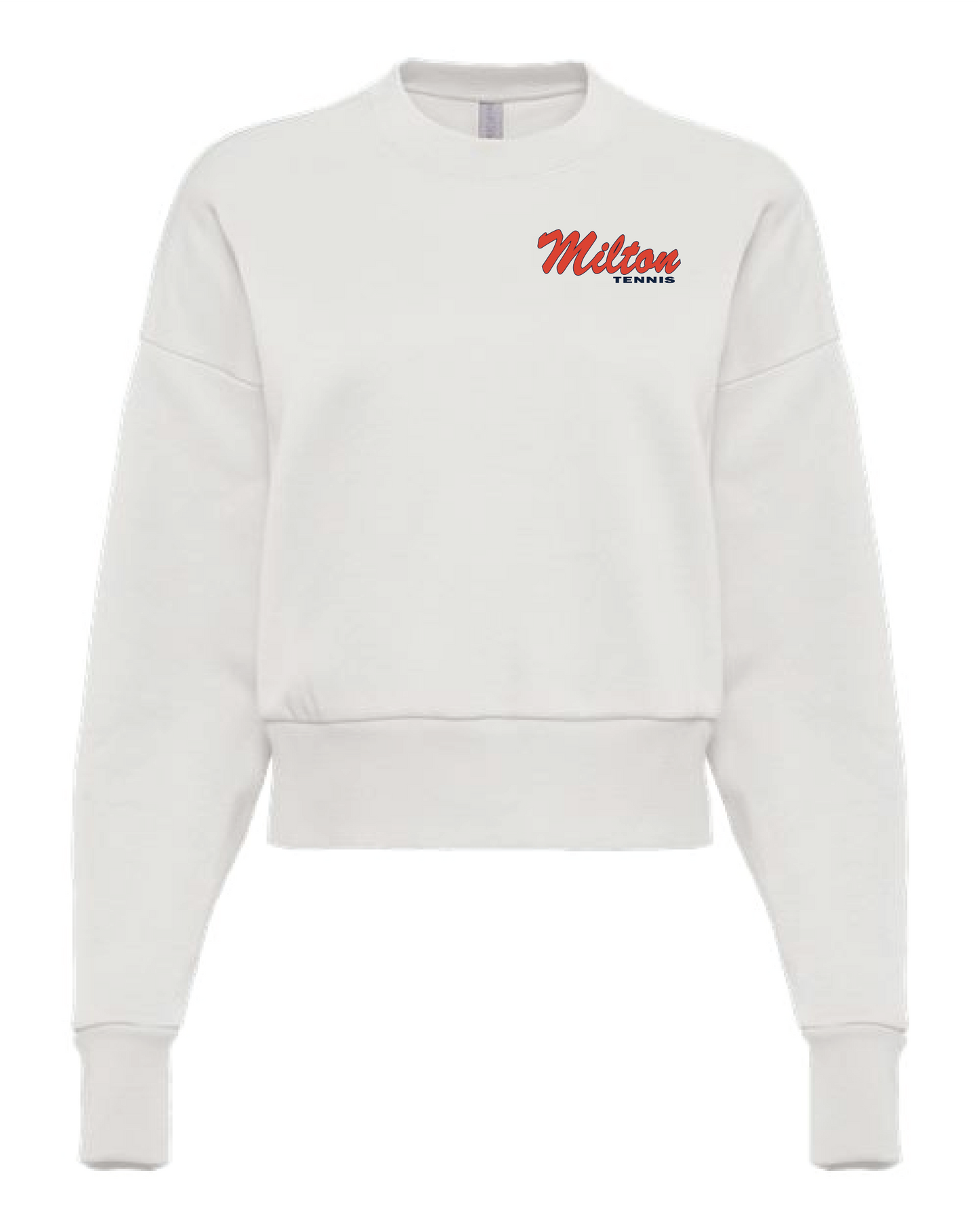 Milton Tennis Ladies Next Level Cropped Sweatshirt