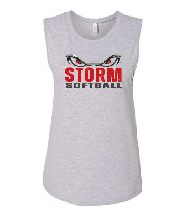 SS Storm Bella Ladies Muscle Tank (distressed finish)