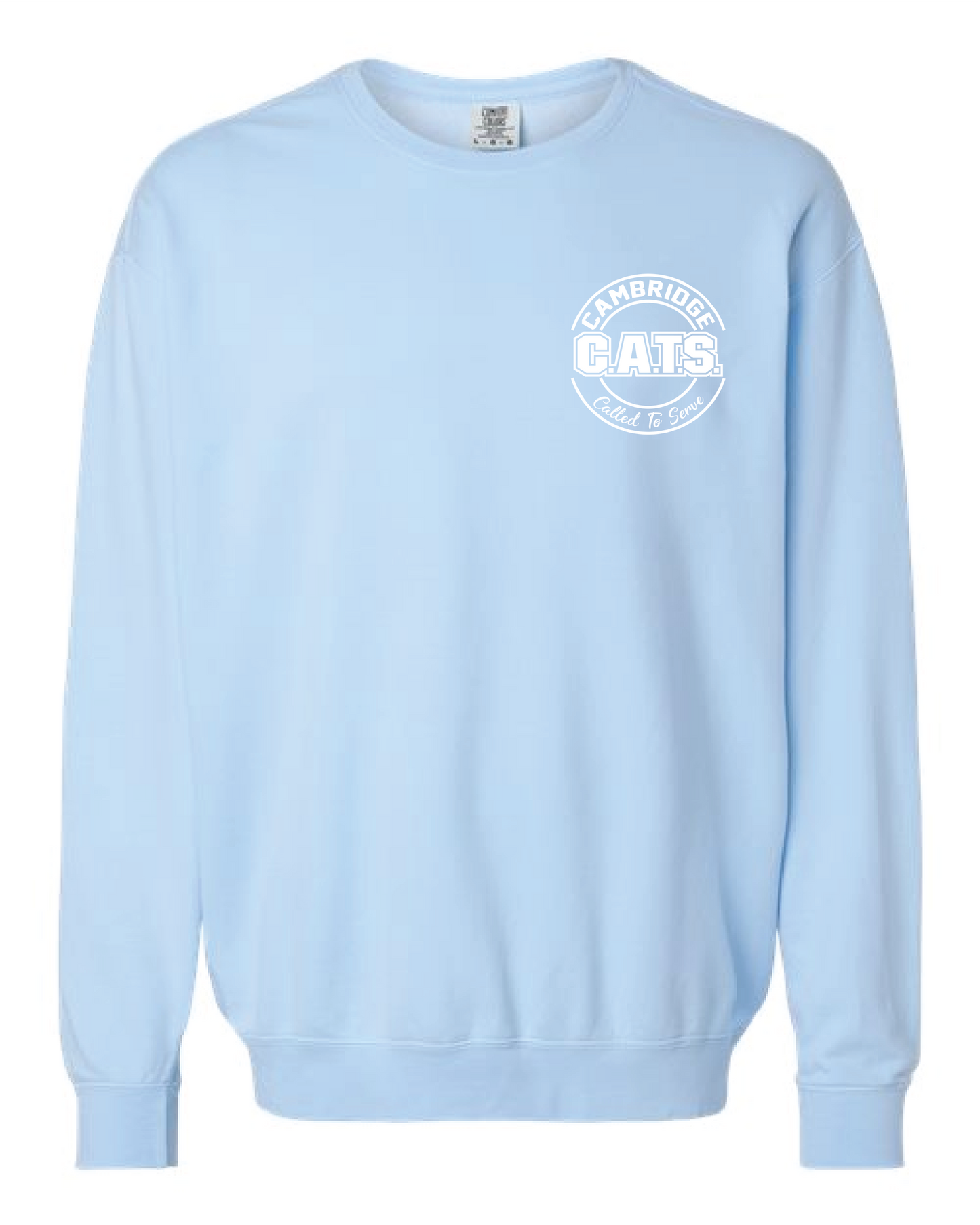 Cambridge CATS Comfort Color Sweatshirt (Left Chest Design)