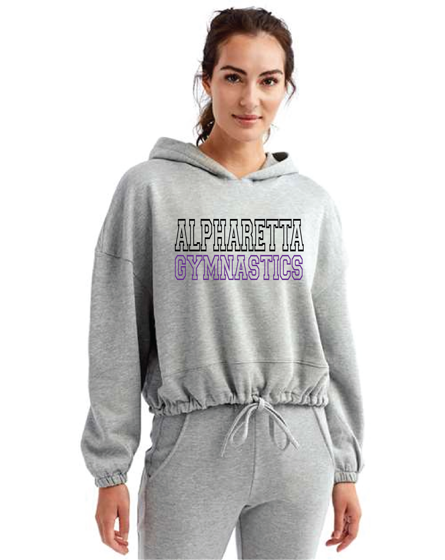 AGA Ladies Cropped Hoodie