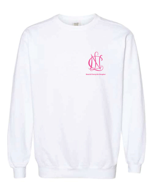 NCL Comfort Color Sweatshirt (White)