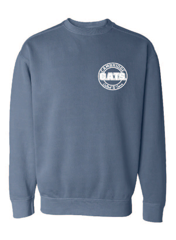 Cambridge CATS Comfort Color Sweatshirt (Left Chest Design)