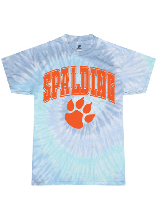 Spalding Tie-Dye T-Shirt (Orange or Royal)