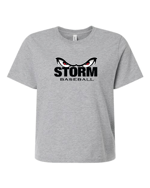 SS Storm Baseball Bella Ladies Boxy T-Shirt