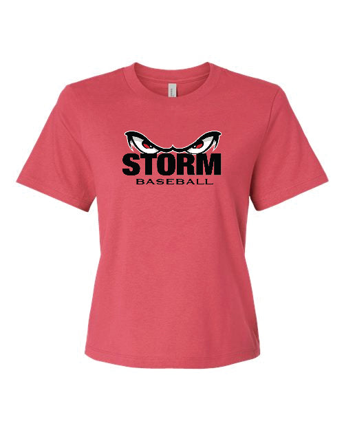 SS Storm Baseball Bella Ladies Boxy T-Shirt